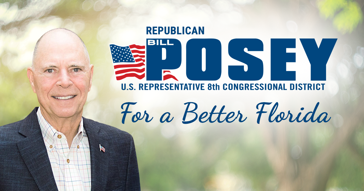 Current Status: Bill Posey Announces Retirement, Endorses Mike Haridopolos » Bill Posey for Congress